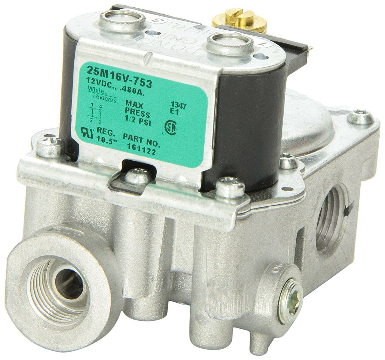 Suburban 525044 Furnace Gas Valve – 12VDC (Replaces 161122, SF Series)