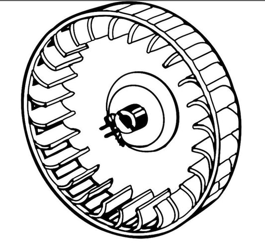Suburban 350208 Combustion Wheel – Fix Noisy or No-Airflow RV Furnace (NT-16SQ / NT-20SEQ)